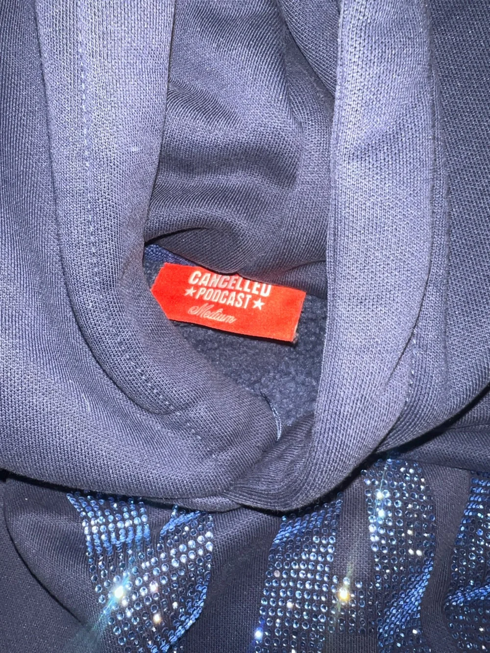 ‘CANCELLED’ Podcast sweatsuit- Navy